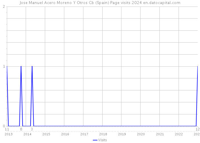 Jose Manuel Acero Moreno Y Otros Cb (Spain) Page visits 2024 