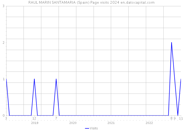 RAUL MARIN SANTAMARIA (Spain) Page visits 2024 