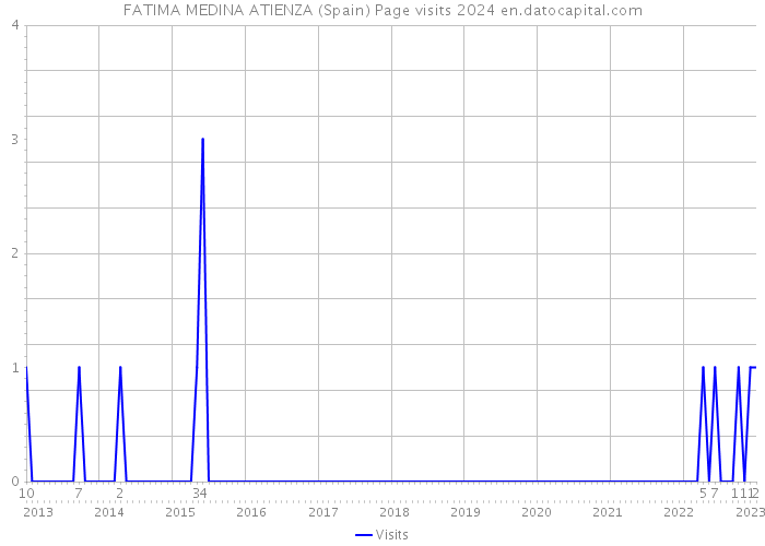 FATIMA MEDINA ATIENZA (Spain) Page visits 2024 