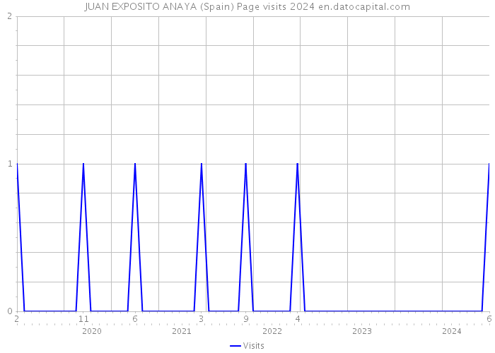 JUAN EXPOSITO ANAYA (Spain) Page visits 2024 