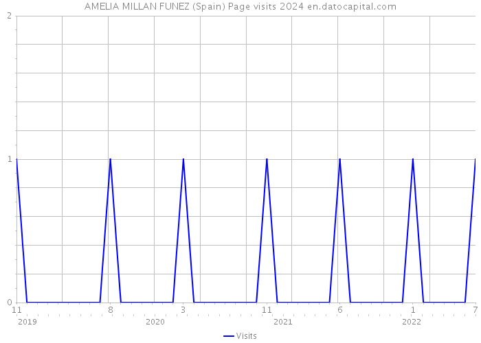 AMELIA MILLAN FUNEZ (Spain) Page visits 2024 