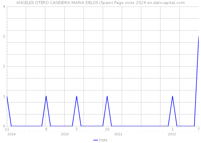 ANGELES OTERO CANDEIRA MARIA DELOS (Spain) Page visits 2024 