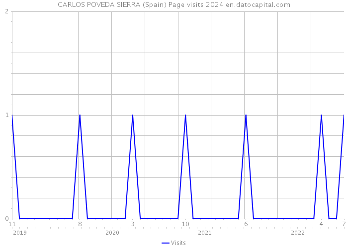 CARLOS POVEDA SIERRA (Spain) Page visits 2024 