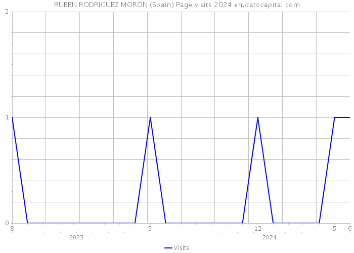 RUBEN RODRIGUEZ MORON (Spain) Page visits 2024 