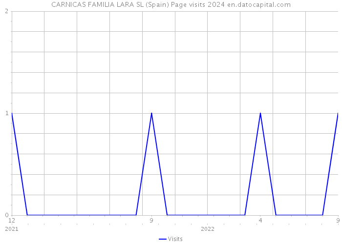 CARNICAS FAMILIA LARA SL (Spain) Page visits 2024 