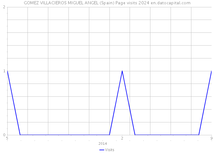 GOMEZ VILLACIEROS MIGUEL ANGEL (Spain) Page visits 2024 