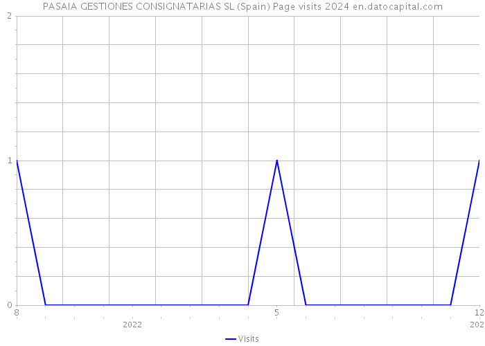 PASAIA GESTIONES CONSIGNATARIAS SL (Spain) Page visits 2024 