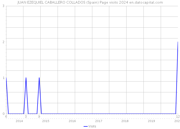 JUAN EZEQUIEL CABALLERO COLLADOS (Spain) Page visits 2024 