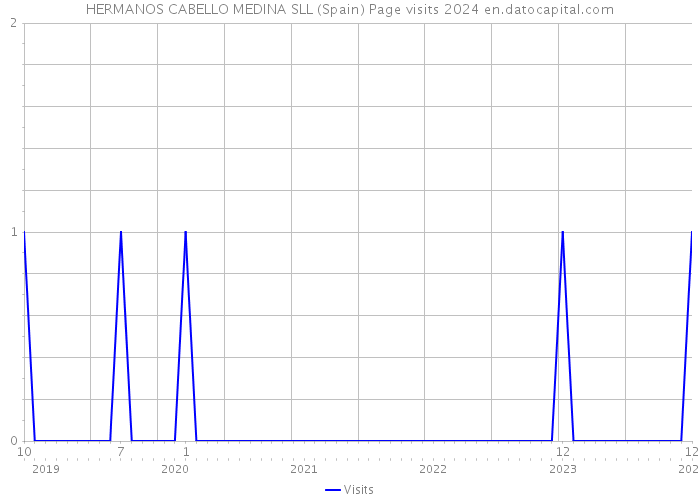 HERMANOS CABELLO MEDINA SLL (Spain) Page visits 2024 