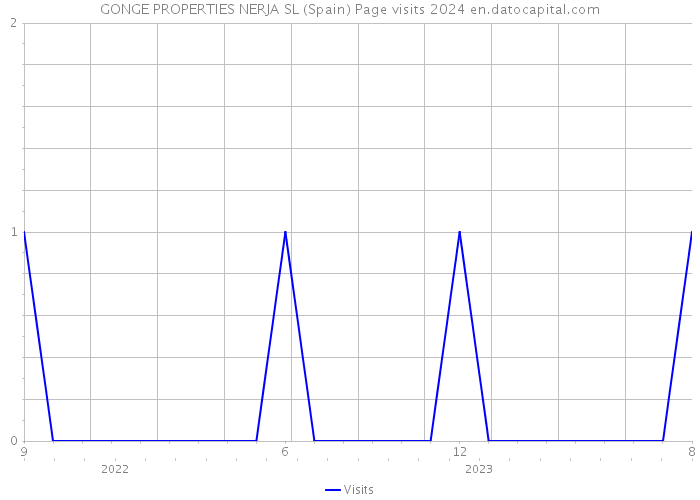 GONGE PROPERTIES NERJA SL (Spain) Page visits 2024 