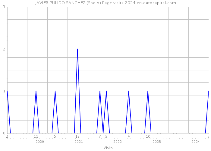 JAVIER PULIDO SANCHEZ (Spain) Page visits 2024 