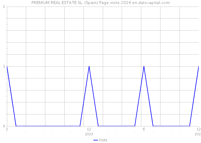 PREMIUM REAL ESTATE SL. (Spain) Page visits 2024 