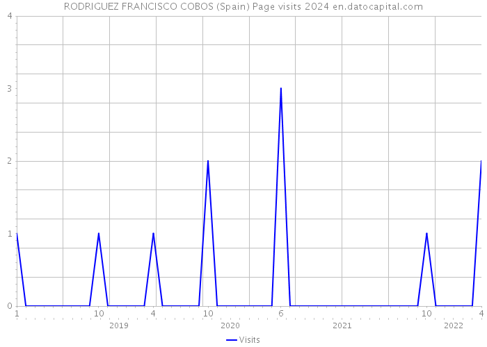 RODRIGUEZ FRANCISCO COBOS (Spain) Page visits 2024 