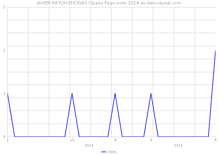 JAVIER RAYON ENCINAS (Spain) Page visits 2024 