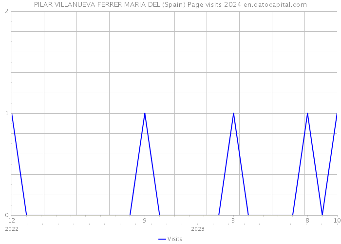 PILAR VILLANUEVA FERRER MARIA DEL (Spain) Page visits 2024 