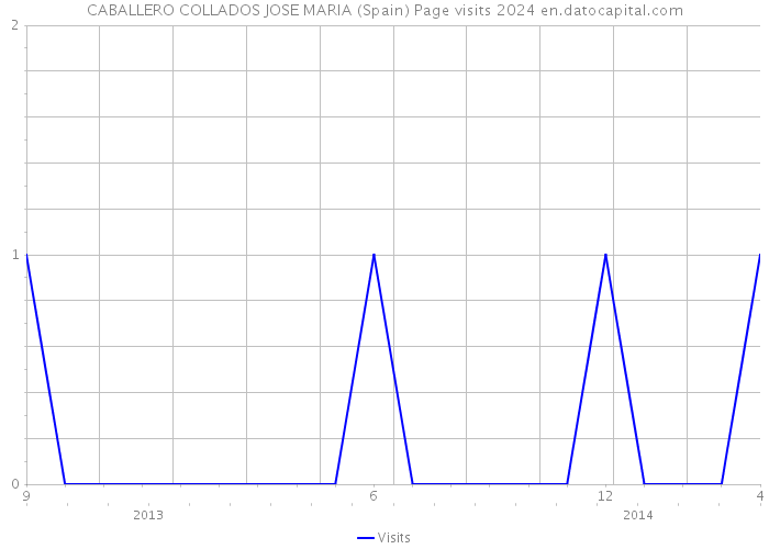 CABALLERO COLLADOS JOSE MARIA (Spain) Page visits 2024 