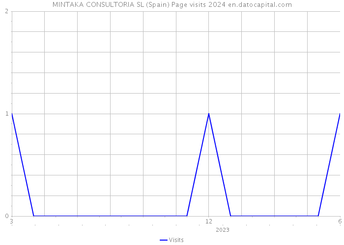 MINTAKA CONSULTORIA SL (Spain) Page visits 2024 