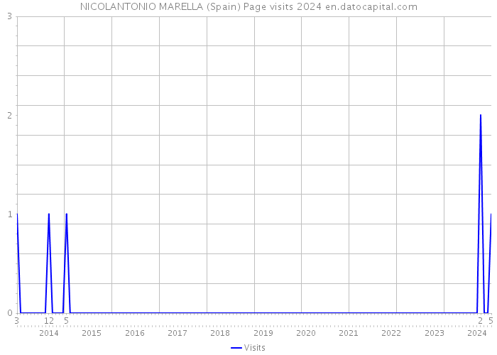 NICOLANTONIO MARELLA (Spain) Page visits 2024 