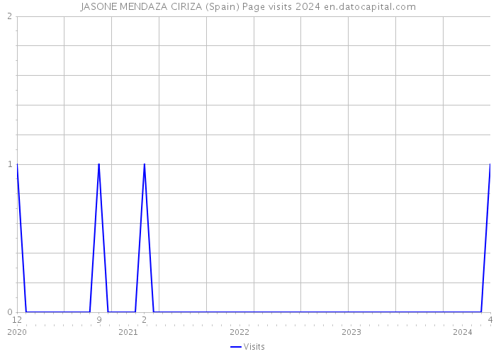 JASONE MENDAZA CIRIZA (Spain) Page visits 2024 