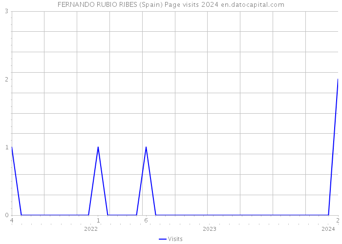 FERNANDO RUBIO RIBES (Spain) Page visits 2024 