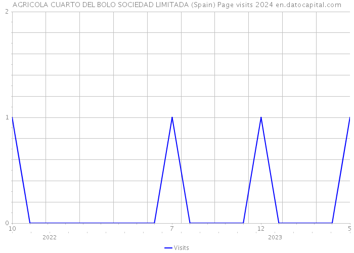 AGRICOLA CUARTO DEL BOLO SOCIEDAD LIMITADA (Spain) Page visits 2024 