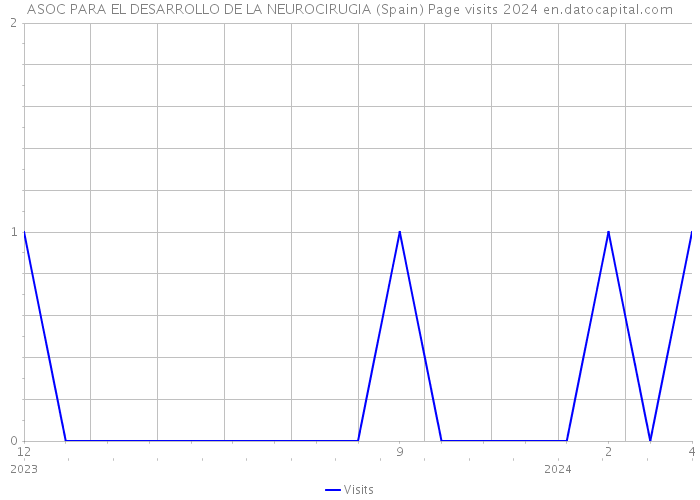 ASOC PARA EL DESARROLLO DE LA NEUROCIRUGIA (Spain) Page visits 2024 