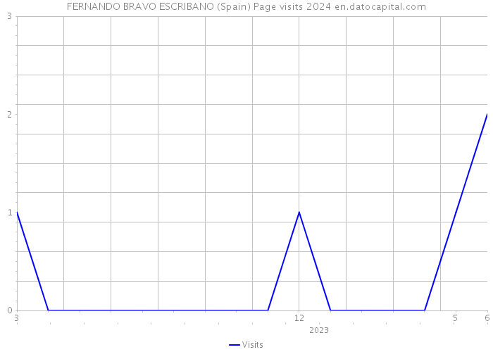 FERNANDO BRAVO ESCRIBANO (Spain) Page visits 2024 