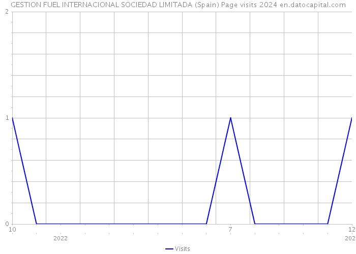 GESTION FUEL INTERNACIONAL SOCIEDAD LIMITADA (Spain) Page visits 2024 