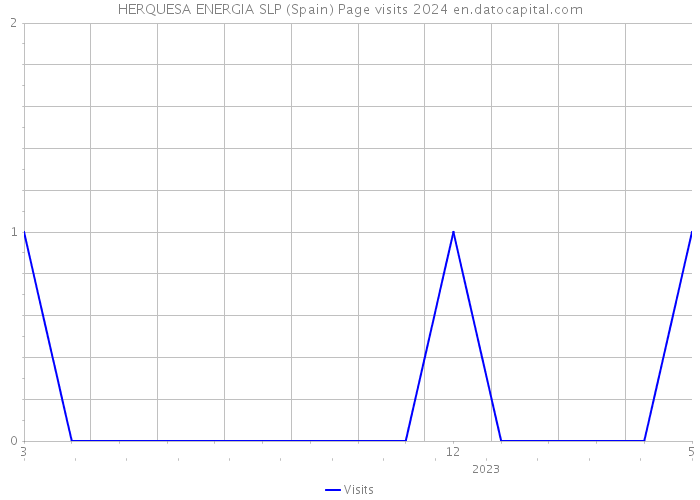 HERQUESA ENERGIA SLP (Spain) Page visits 2024 