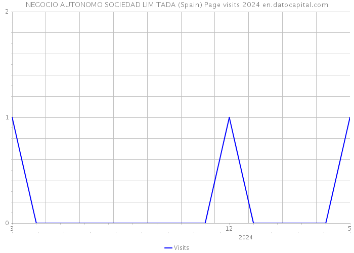 NEGOCIO AUTONOMO SOCIEDAD LIMITADA (Spain) Page visits 2024 