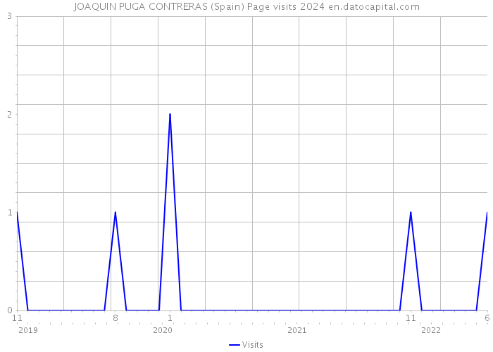 JOAQUIN PUGA CONTRERAS (Spain) Page visits 2024 