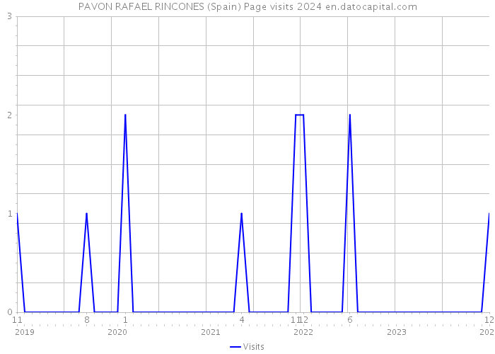 PAVON RAFAEL RINCONES (Spain) Page visits 2024 