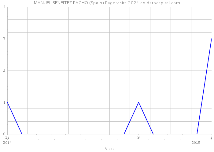 MANUEL BENEITEZ PACHO (Spain) Page visits 2024 
