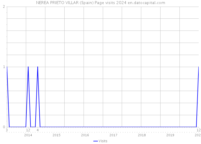 NEREA PRIETO VILLAR (Spain) Page visits 2024 