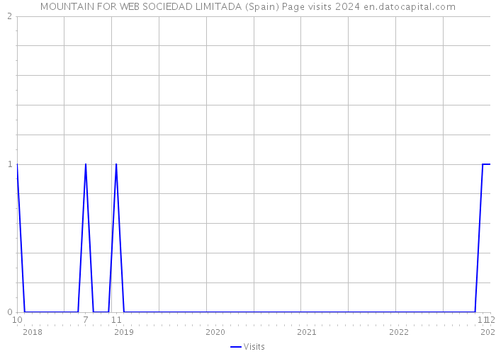 MOUNTAIN FOR WEB SOCIEDAD LIMITADA (Spain) Page visits 2024 