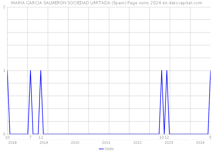 MARIA GARCIA SALMERON SOCIEDAD LIMITADA (Spain) Page visits 2024 