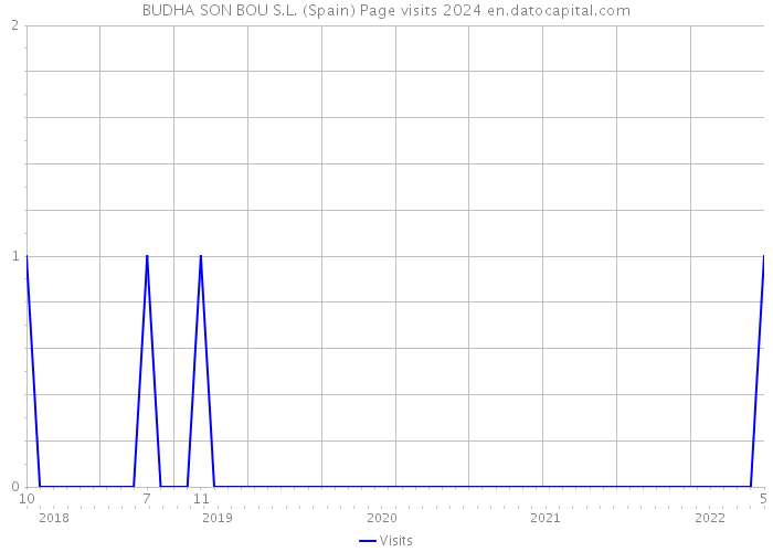 BUDHA SON BOU S.L. (Spain) Page visits 2024 