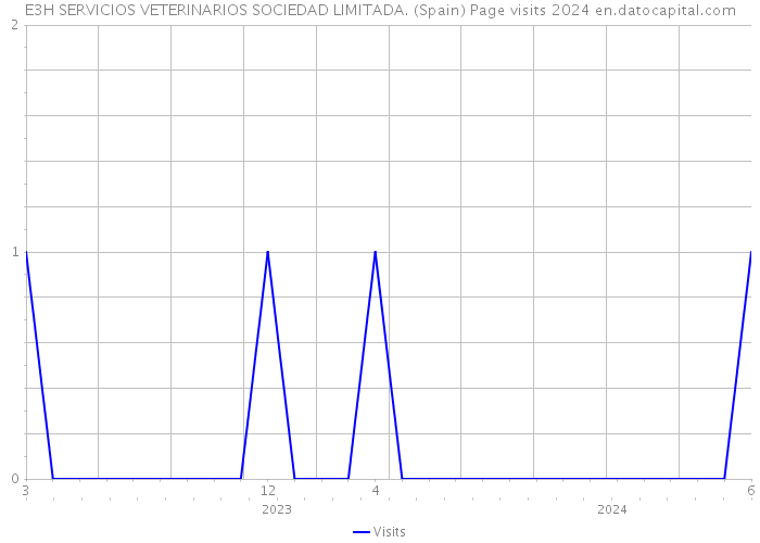 E3H SERVICIOS VETERINARIOS SOCIEDAD LIMITADA. (Spain) Page visits 2024 