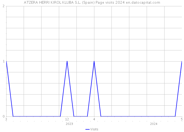 ATZERA HERRI KIROL KLUBA S.L. (Spain) Page visits 2024 