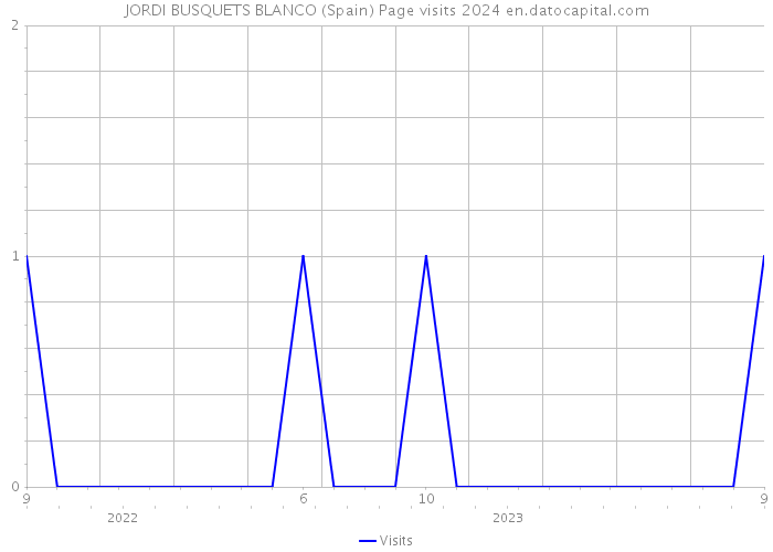 JORDI BUSQUETS BLANCO (Spain) Page visits 2024 