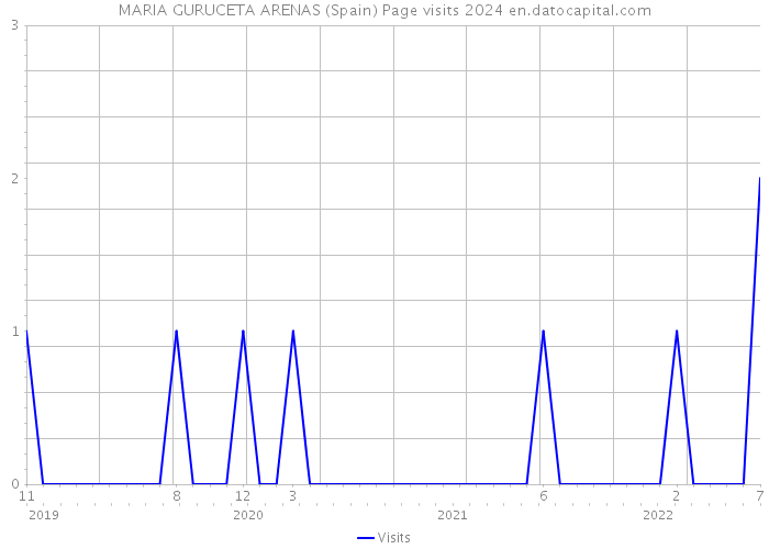 MARIA GURUCETA ARENAS (Spain) Page visits 2024 