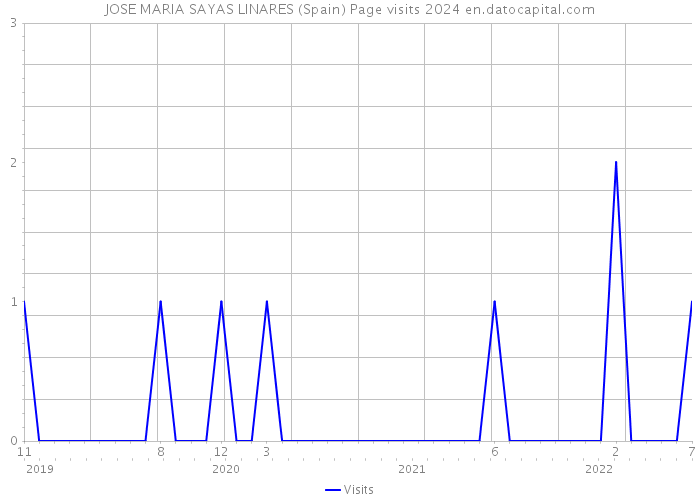 JOSE MARIA SAYAS LINARES (Spain) Page visits 2024 