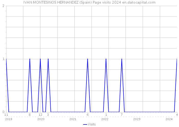 IVAN MONTESINOS HERNANDEZ (Spain) Page visits 2024 