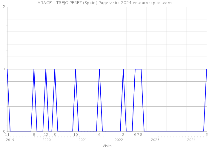 ARACELI TREJO PEREZ (Spain) Page visits 2024 