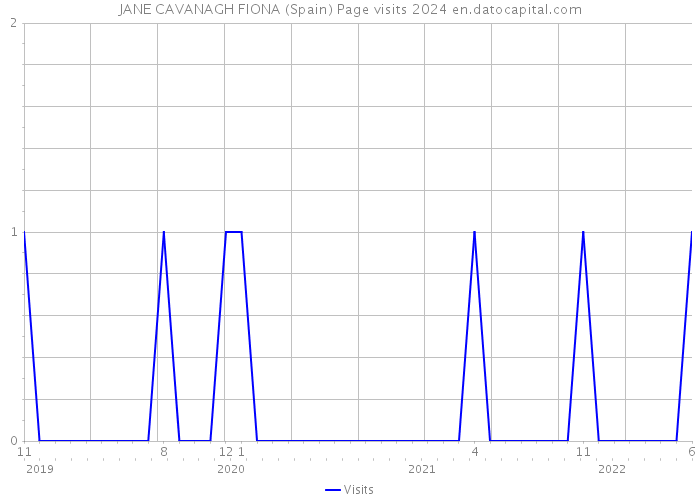 JANE CAVANAGH FIONA (Spain) Page visits 2024 