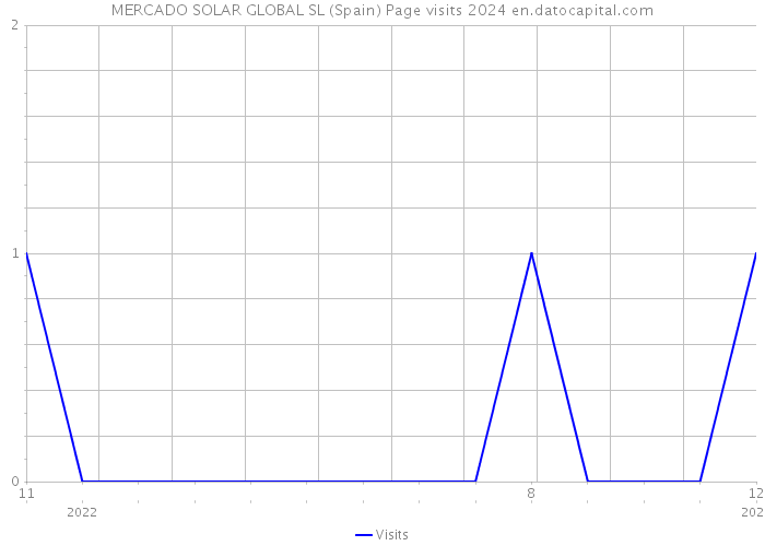 MERCADO SOLAR GLOBAL SL (Spain) Page visits 2024 