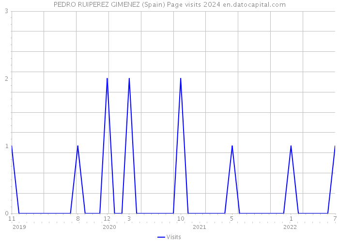 PEDRO RUIPEREZ GIMENEZ (Spain) Page visits 2024 