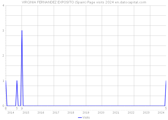 VIRGINIA FERNANDEZ EXPOSITO (Spain) Page visits 2024 