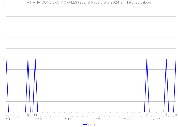 TATIANA CONEJERO MORALES (Spain) Page visits 2024 