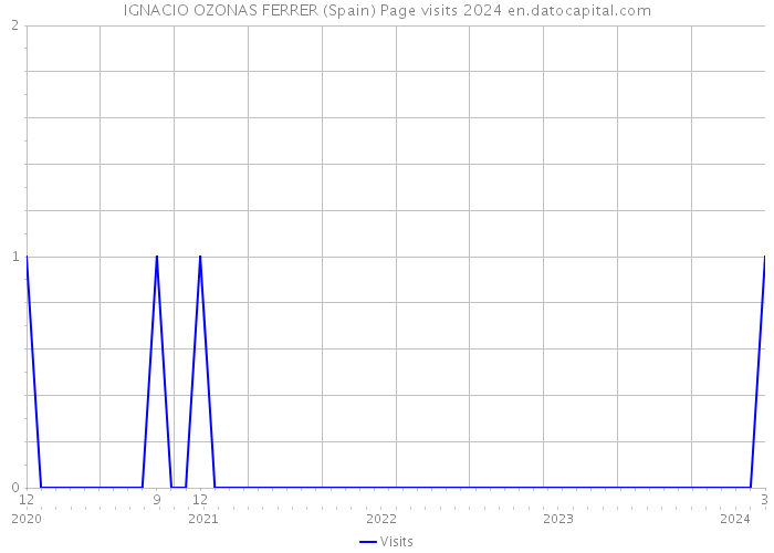 IGNACIO OZONAS FERRER (Spain) Page visits 2024 